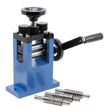 Compact Rolling Mill Machine | Miniature Rolling Mill | Wire Extender, Mini Roller Mill Ideal for Stretching Wire and Ring Bands.