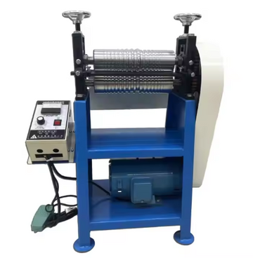 A highly sought-after side folding machine designed for the production of round jewelry rhinestone cords.