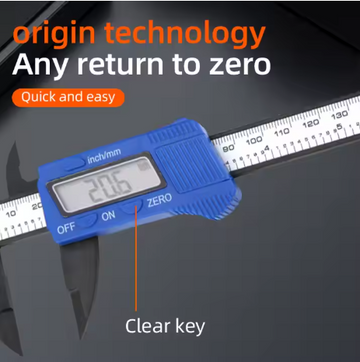 Electronic Digital Display Solar Plastic Caliper, 0-150mm Mini Caliper for Jewelry Measurement, Vernier Caliper Tool.
