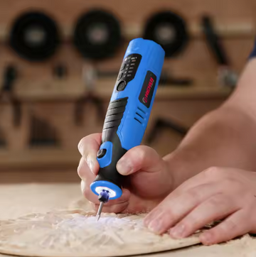 Hehui 8V Cordless Lightweight Rotary Tool Set with Extended Battery Life, Mini Engraving Pen, and Grinding Accessories.