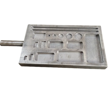 Casting Mold for Gold Ingots Made of Cast Iron, Designed for Ingot Production.