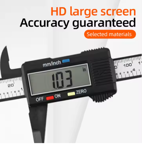 Electronic Digital Display Solar Plastic Caliper, 0-150mm Mini Caliper for Jewelry Measurement, Vernier Caliper Tool.