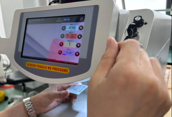 A compact desktop jewelry welding machine, specifically designed for gold, featuring a mini portable QCW laser welding system.