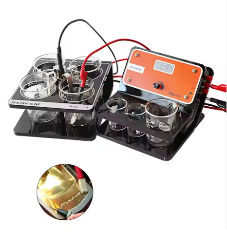 Electroplating Machine for Decorative Jewelry Processing, suitable for 110V/220V, designed for gold, silver, and copper applications. This tool functions as a pen plating machine for DIY projects.